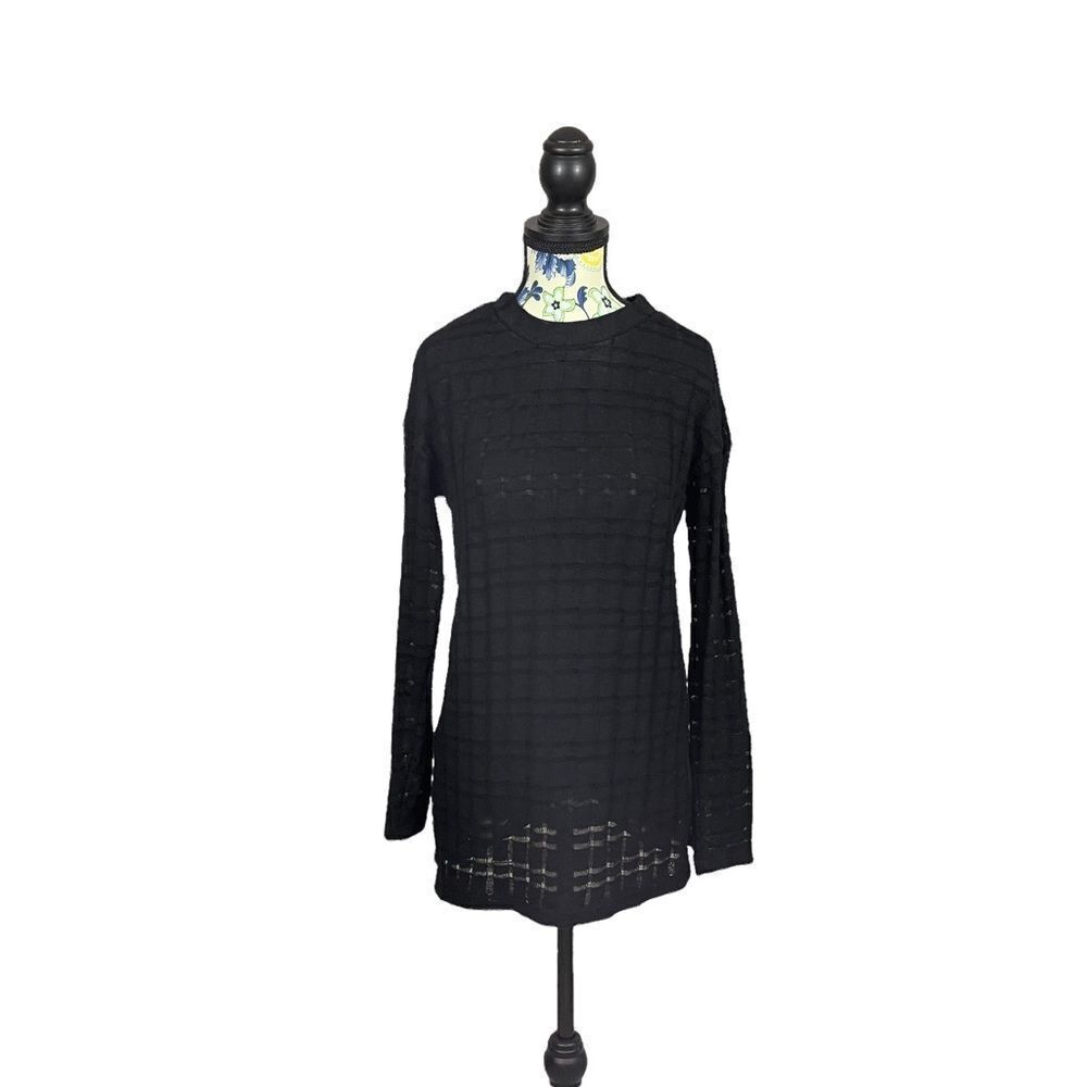 Zara Black Long Sleeve Sweater Size Small
